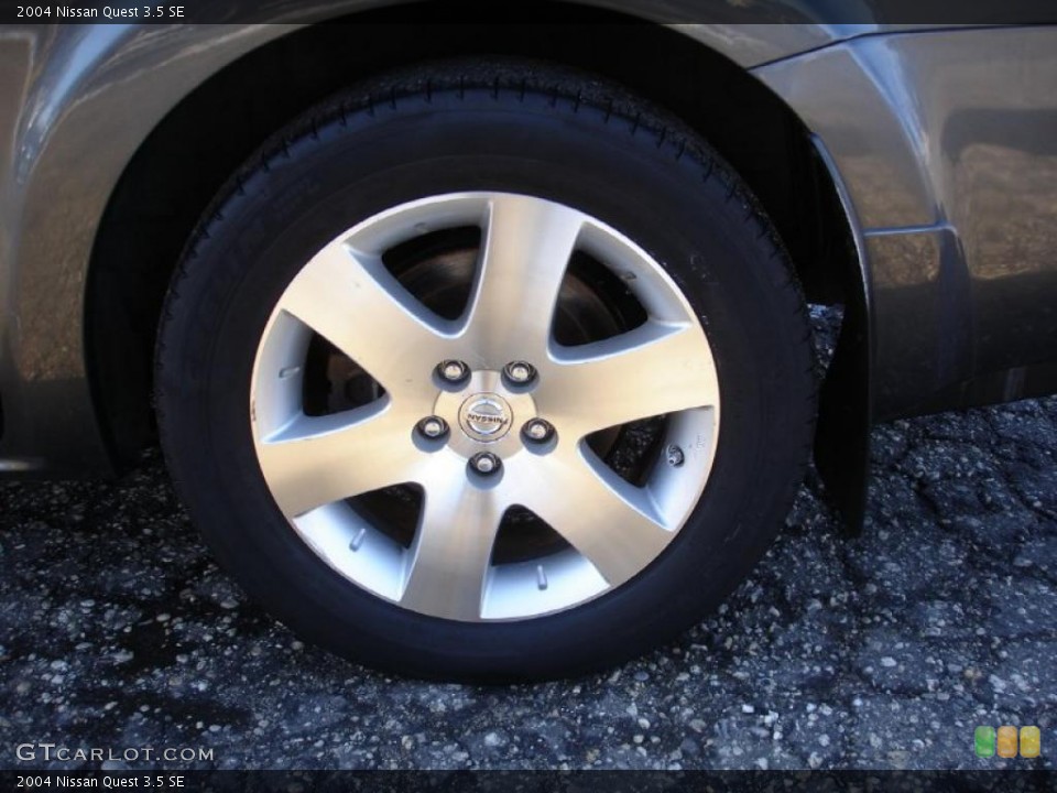 2004 Nissan Quest 3.5 SE Wheel and Tire Photo #44821432
