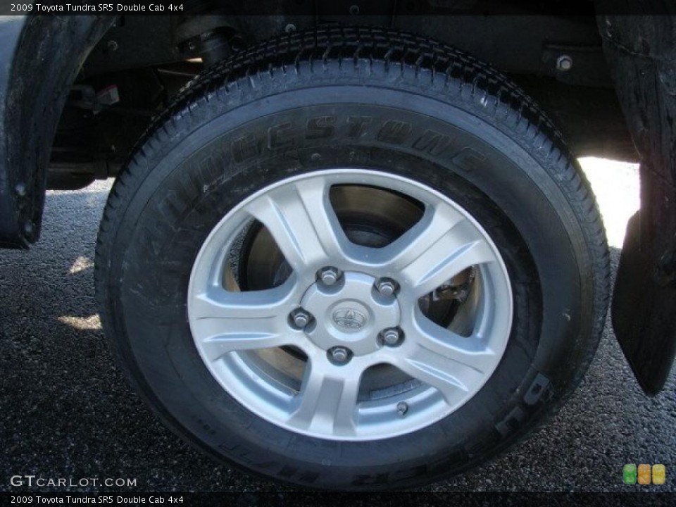 2009 Toyota Tundra SR5 Double Cab 4x4 Wheel and Tire Photo #44821800