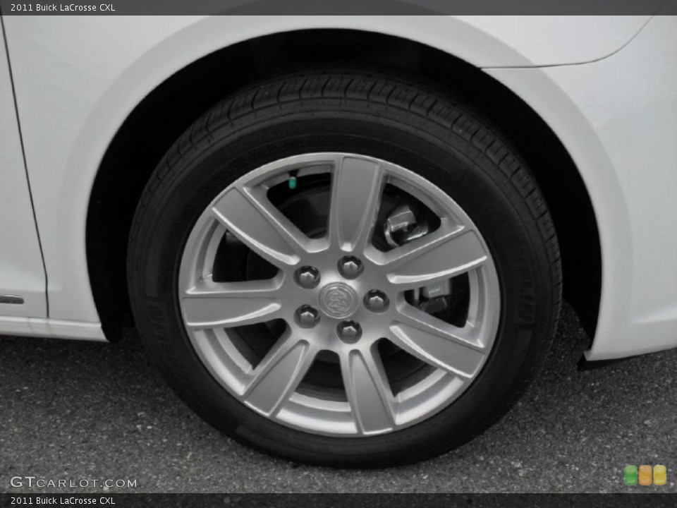 2011 Buick LaCrosse CXL Wheel and Tire Photo #44826732