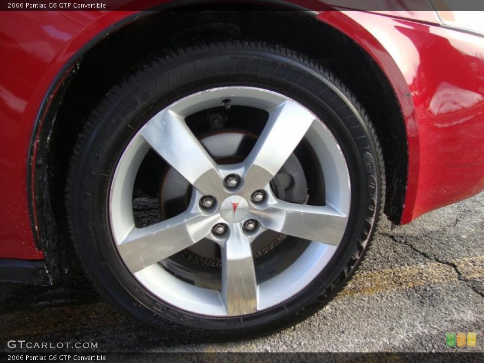 2006 Pontiac G6 GTP Convertible Wheel and Tire Photo #44832880