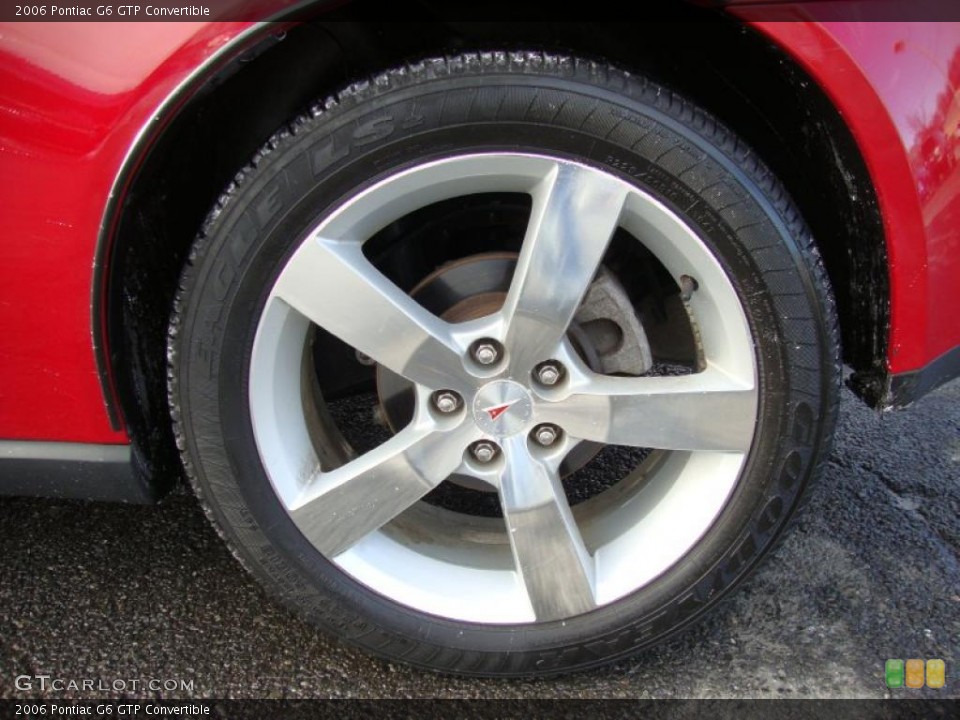 2006 Pontiac G6 GTP Convertible Wheel and Tire Photo #44832916