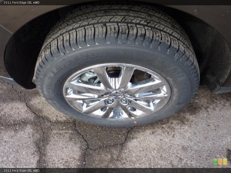 2011 Ford Edge SEL AWD Wheel and Tire Photo #44838364