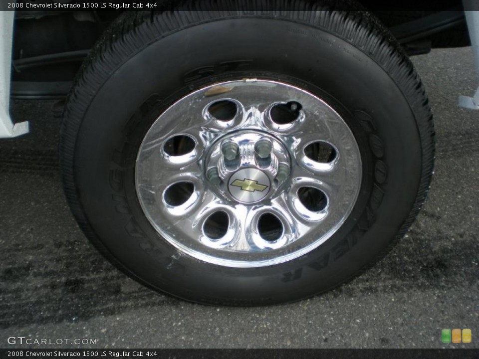 2008 Chevrolet Silverado 1500 LS Regular Cab 4x4 Wheel and Tire Photo #44841344