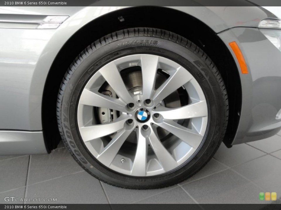 2010 BMW 6 Series 650i Convertible Wheel and Tire Photo #44846000