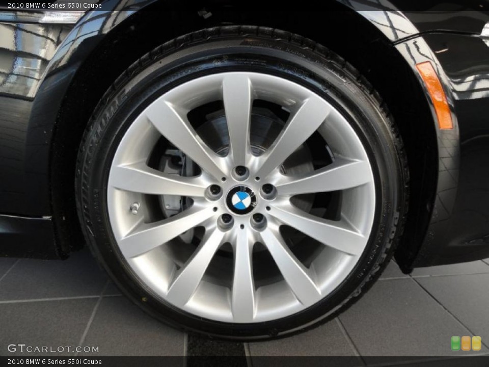 2010 BMW 6 Series 650i Coupe Wheel and Tire Photo #44846204