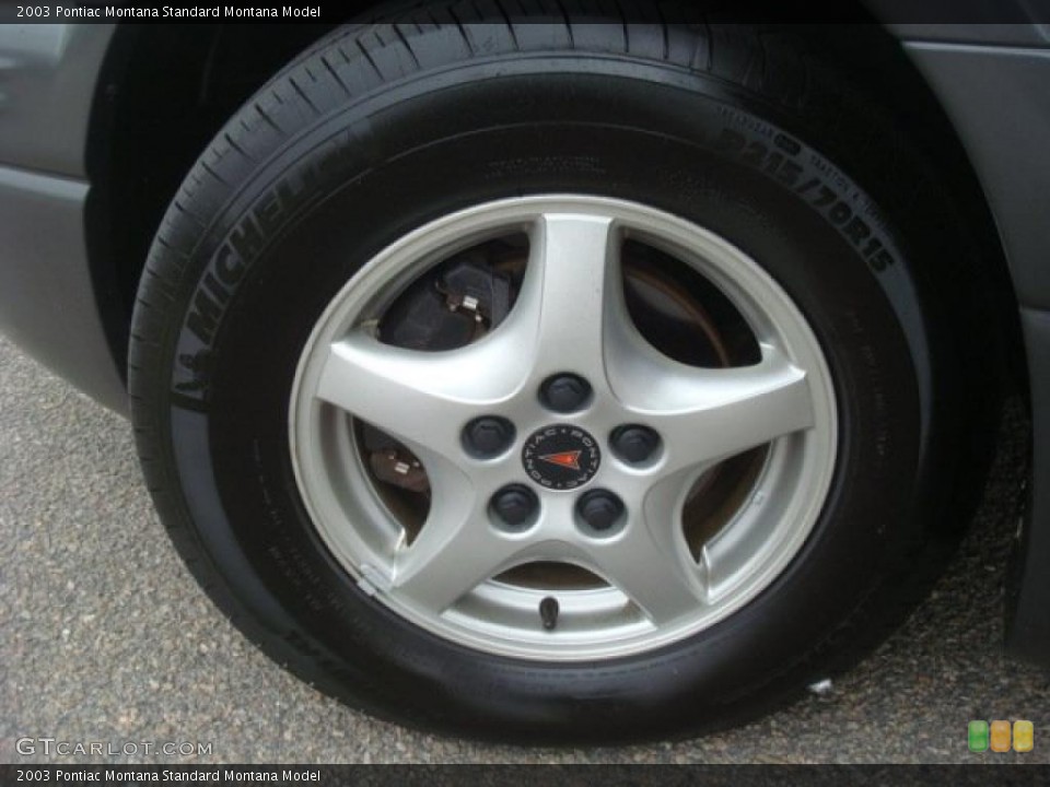 2003 Pontiac Montana  Wheel and Tire Photo #44860880