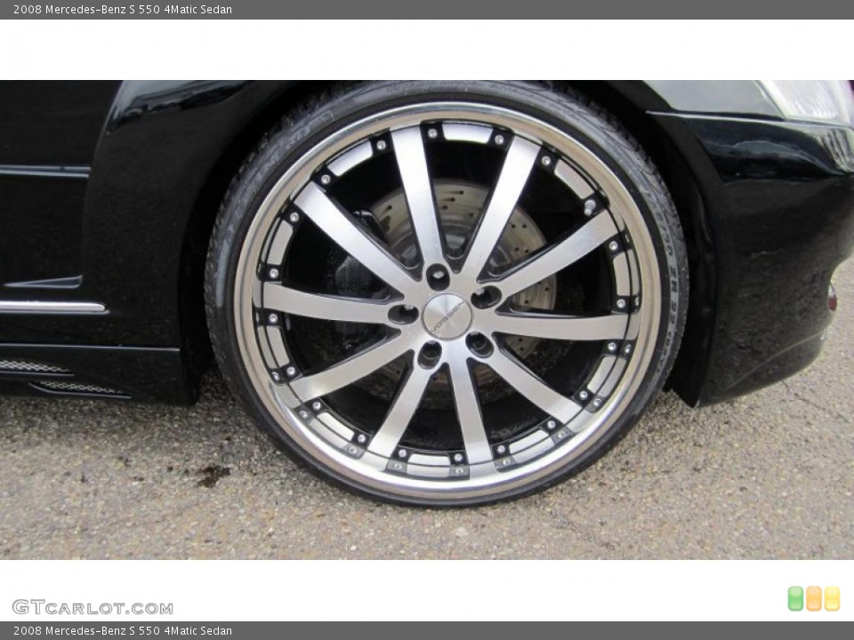 2008 Mercedes-Benz S Custom Wheel and Tire Photo #44864657
