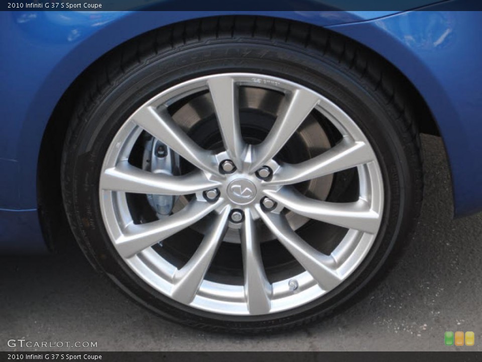 2010 Infiniti G 37 S Sport Coupe Wheel and Tire Photo #44867576
