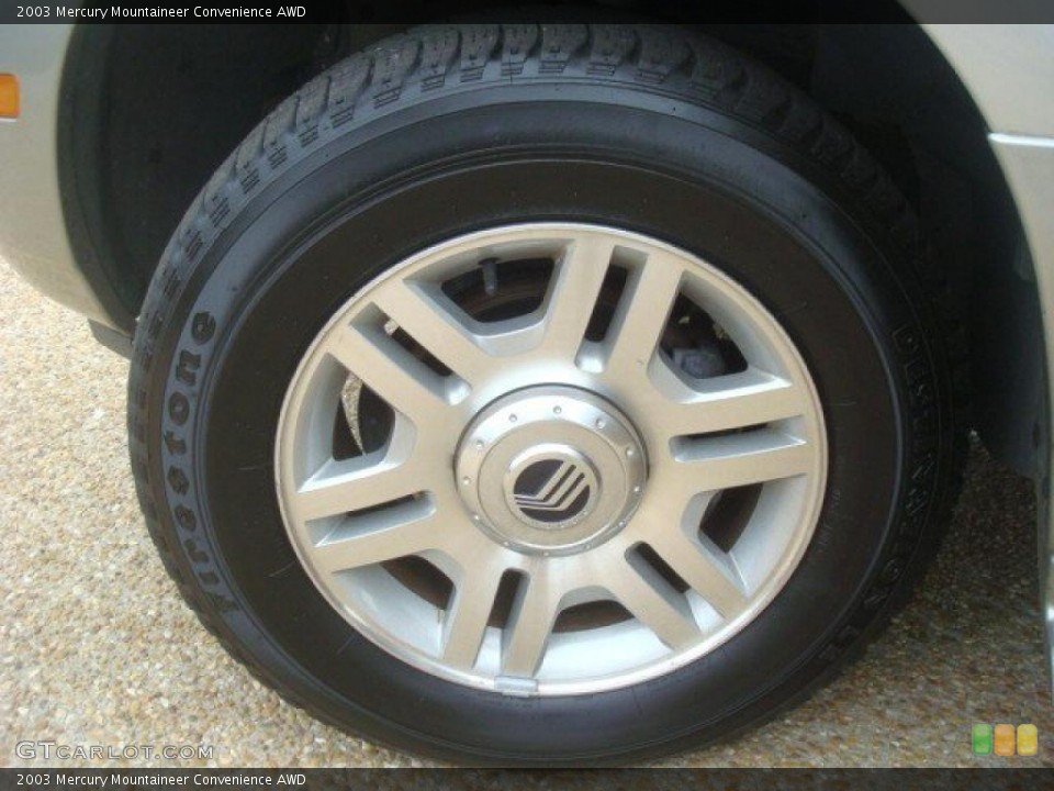2003 Mercury Mountaineer Convenience AWD Wheel and Tire Photo #44868548