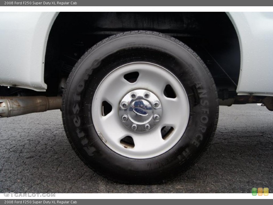 2008 Ford F250 Super Duty XL Regular Cab Wheel and Tire Photo #44878117