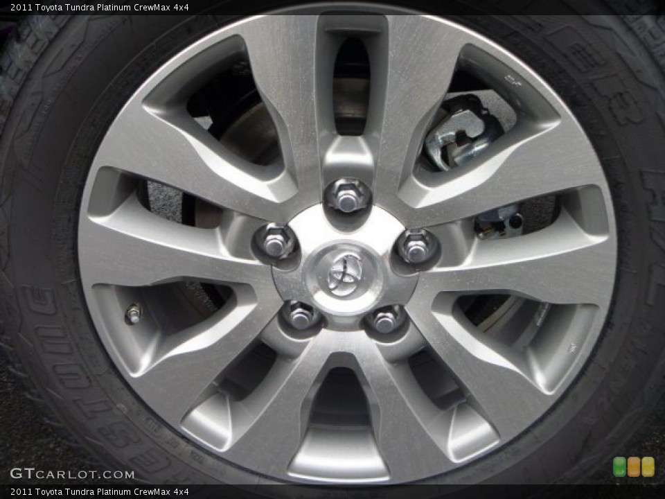 2011 Toyota Tundra Platinum CrewMax 4x4 Wheel and Tire Photo #44879197