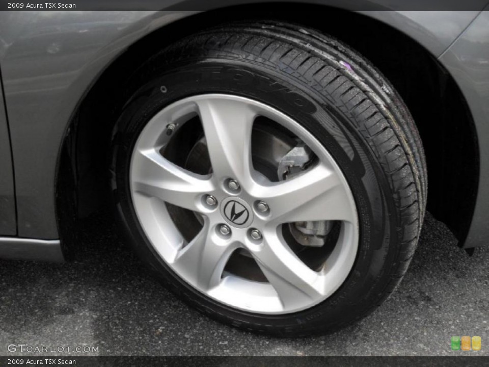 2009 Acura TSX Sedan Wheel and Tire Photo #44881029