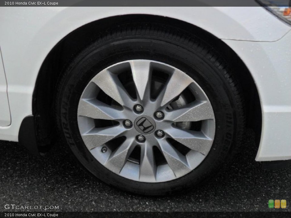 2010 Honda Civic EX-L Coupe Wheel and Tire Photo #44881405