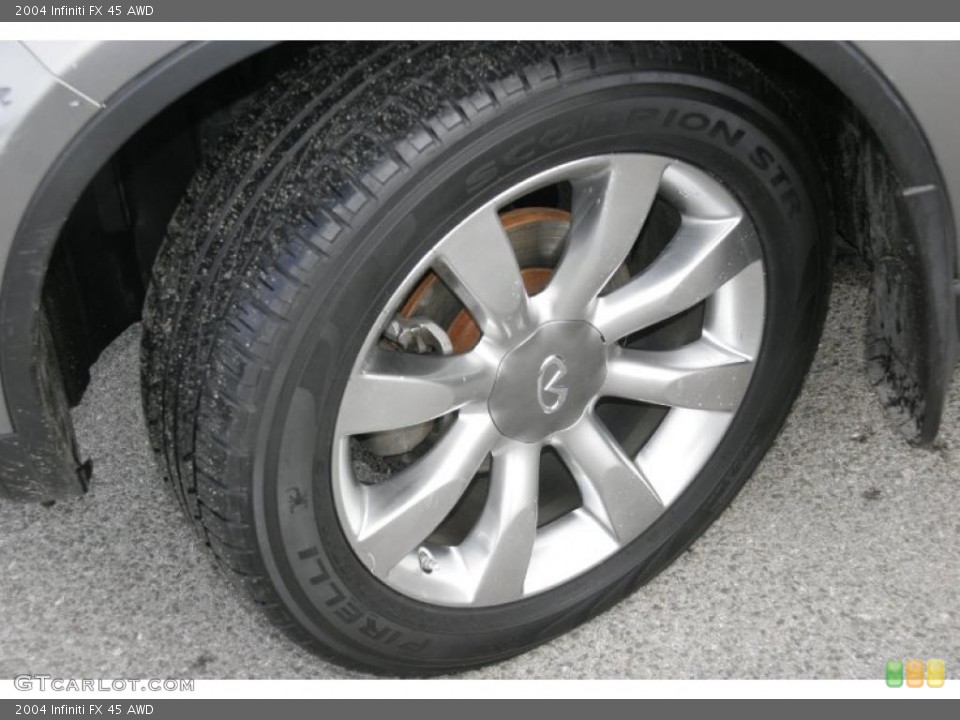 2004 Infiniti FX 45 AWD Wheel and Tire Photo #44882033