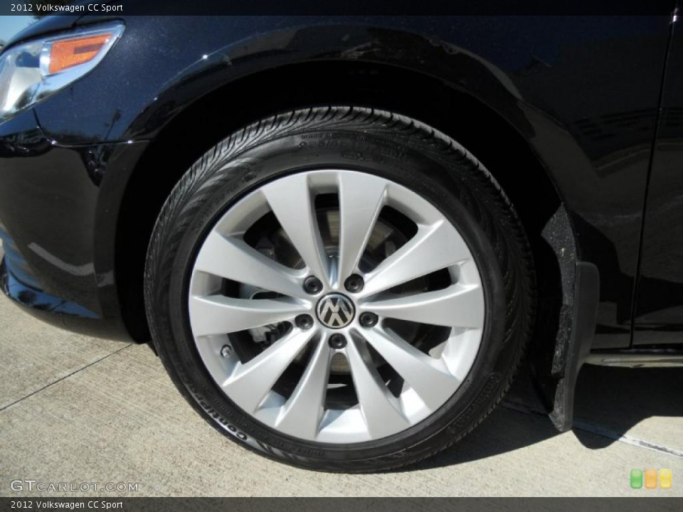 2012 Volkswagen CC Sport Wheel and Tire Photo #44884413