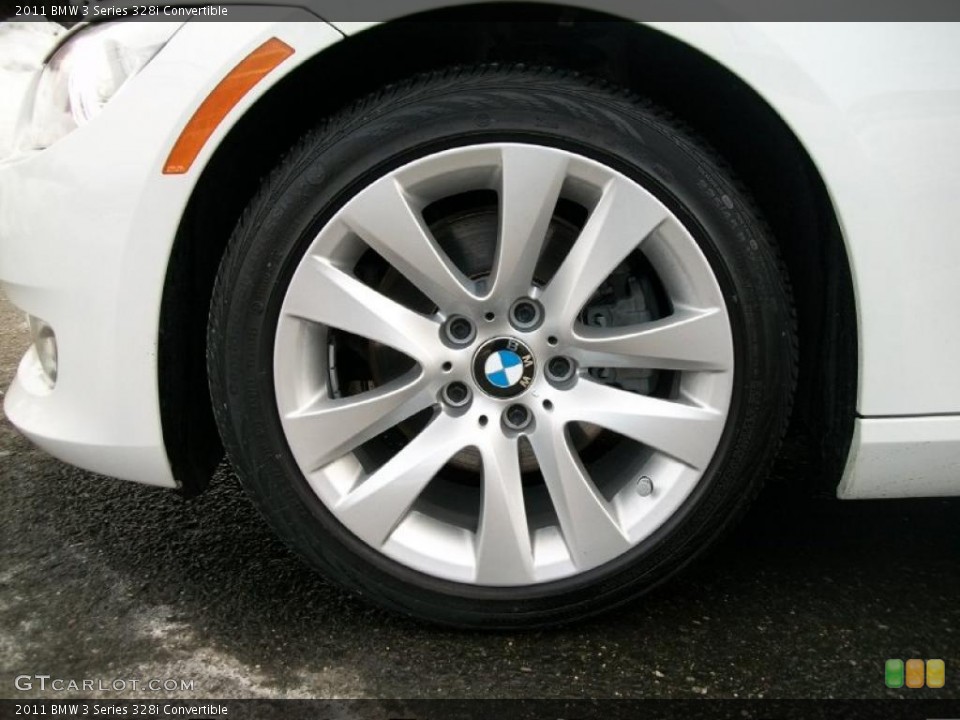 2011 BMW 3 Series 328i Convertible Wheel and Tire Photo #44887813
