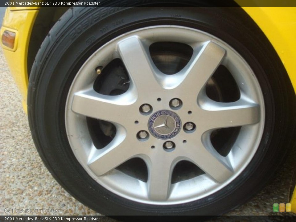 2001 Mercedes-Benz SLK 230 Kompressor Roadster Wheel and Tire Photo #44888553