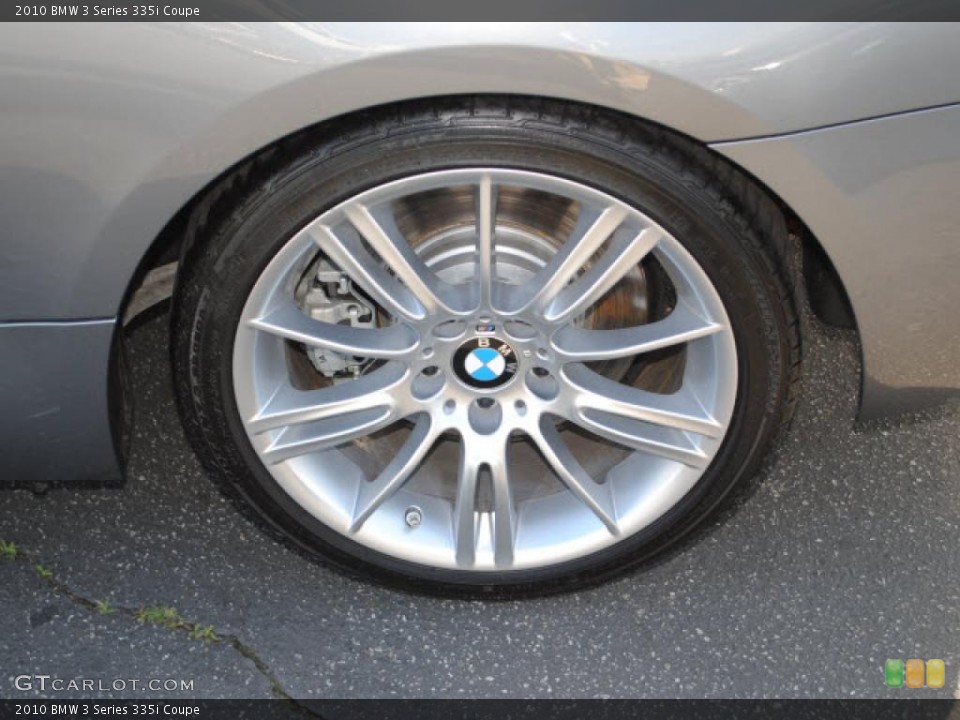 2010 BMW 3 Series 335i Coupe Wheel and Tire Photo #44892346