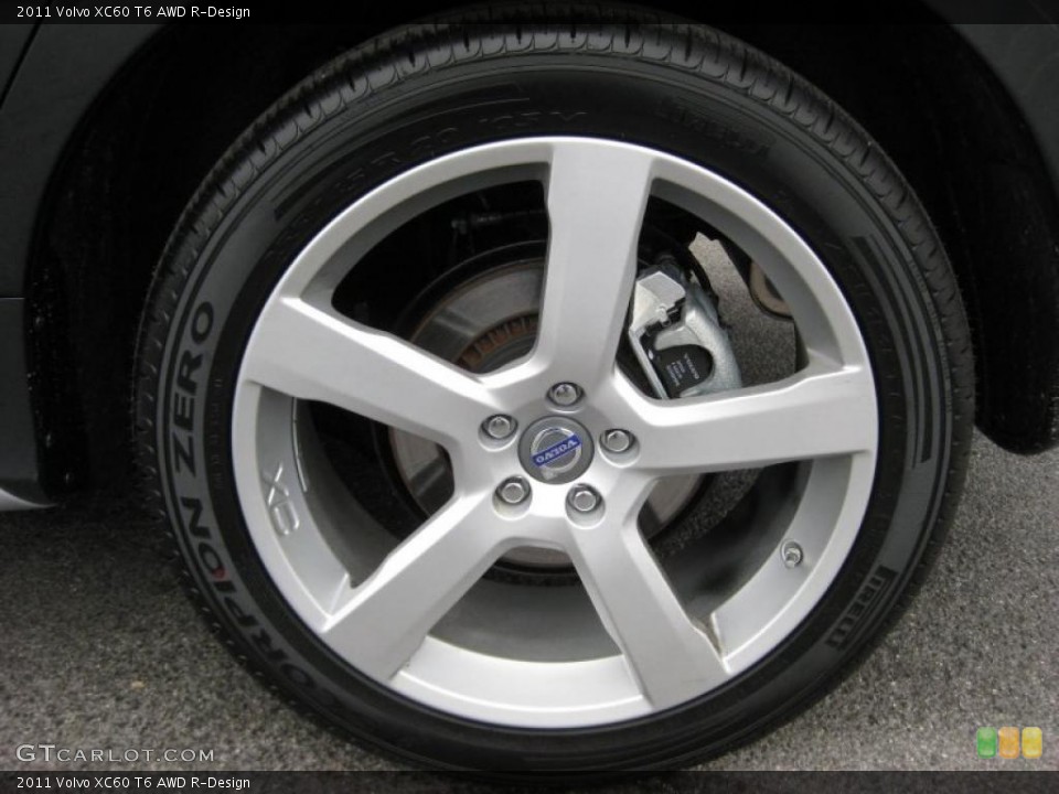 2011 Volvo XC60 T6 AWD R-Design Wheel and Tire Photo #44892385