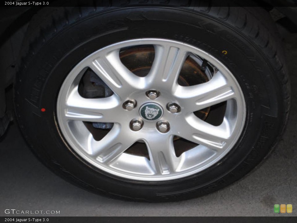 2004 Jaguar S-Type 3.0 Wheel and Tire Photo #44892729