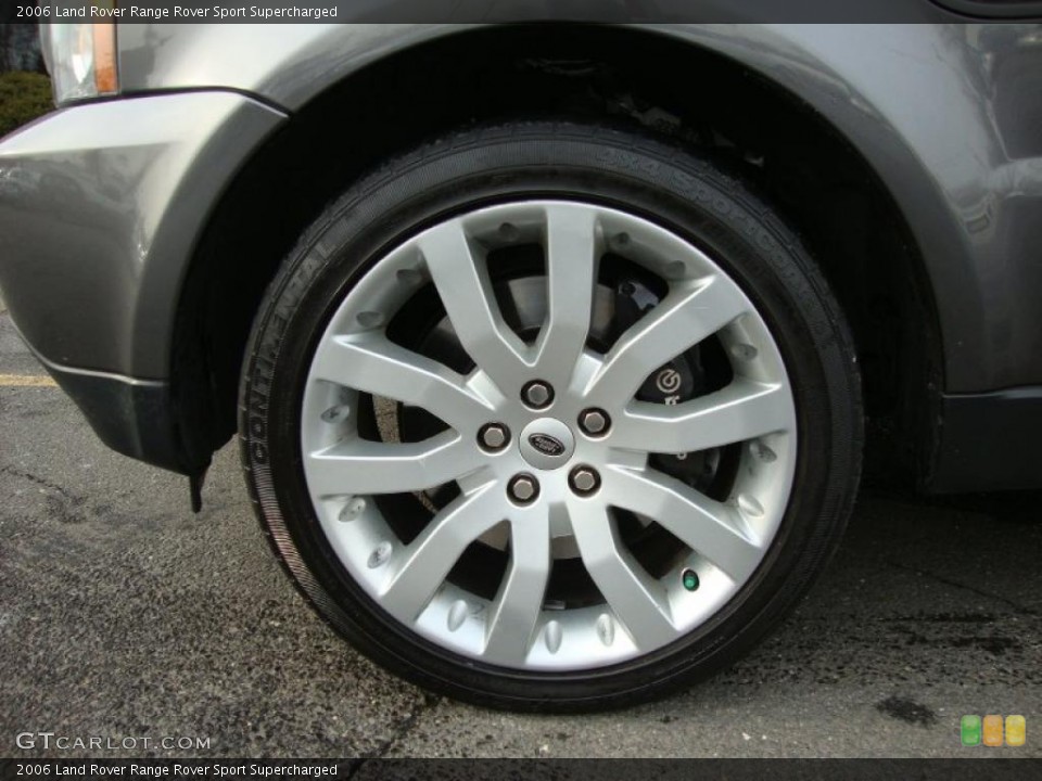 2006 Land Rover Range Rover Sport Supercharged Wheel and Tire Photo #44909135