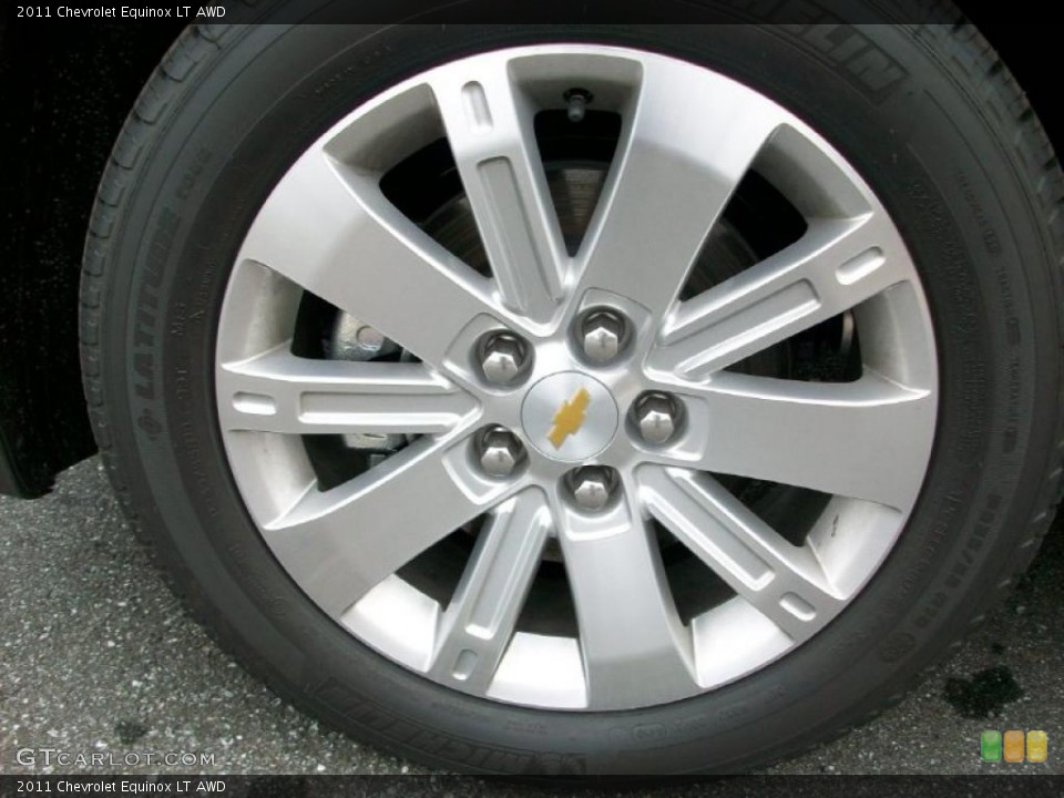2011 Chevrolet Equinox LT AWD Wheel and Tire Photo #44909191