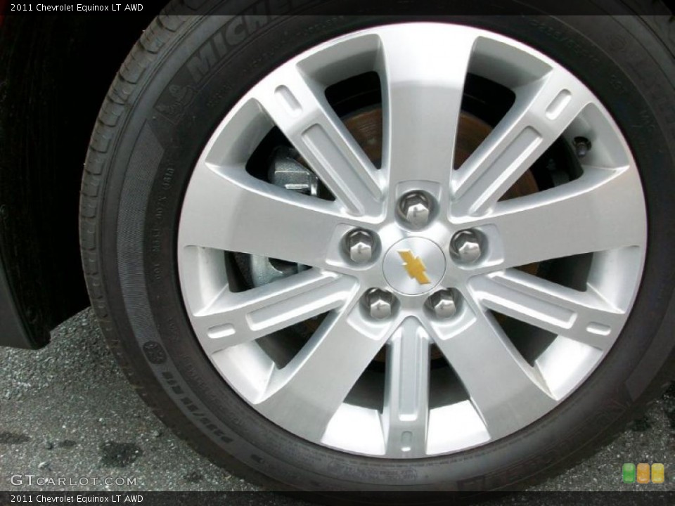 2011 Chevrolet Equinox LT AWD Wheel and Tire Photo #44909431