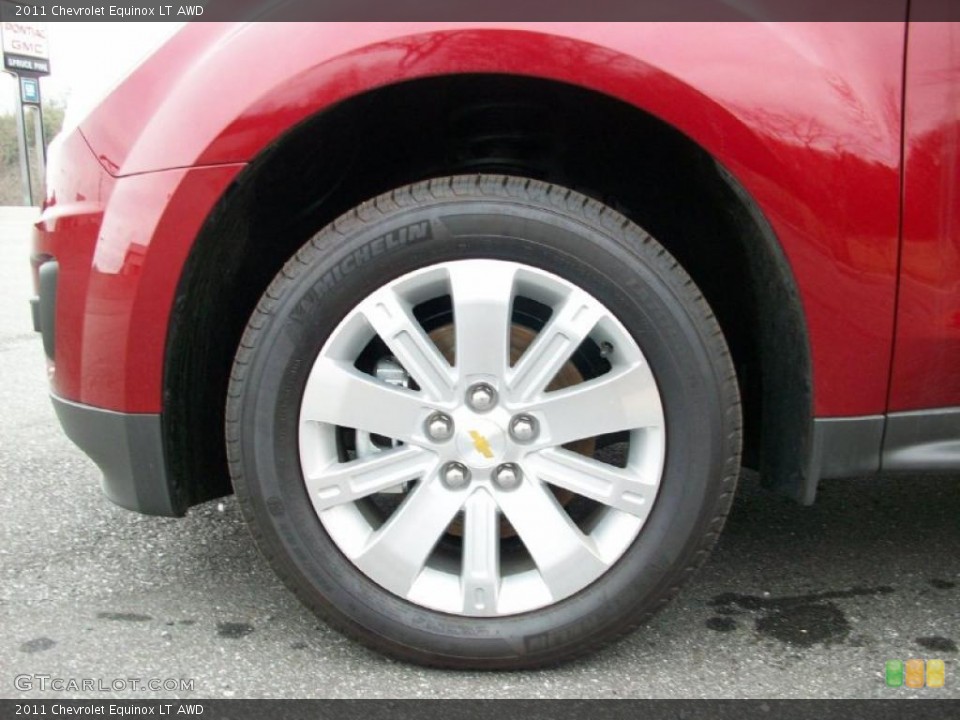 2011 Chevrolet Equinox LT AWD Wheel and Tire Photo #44909443