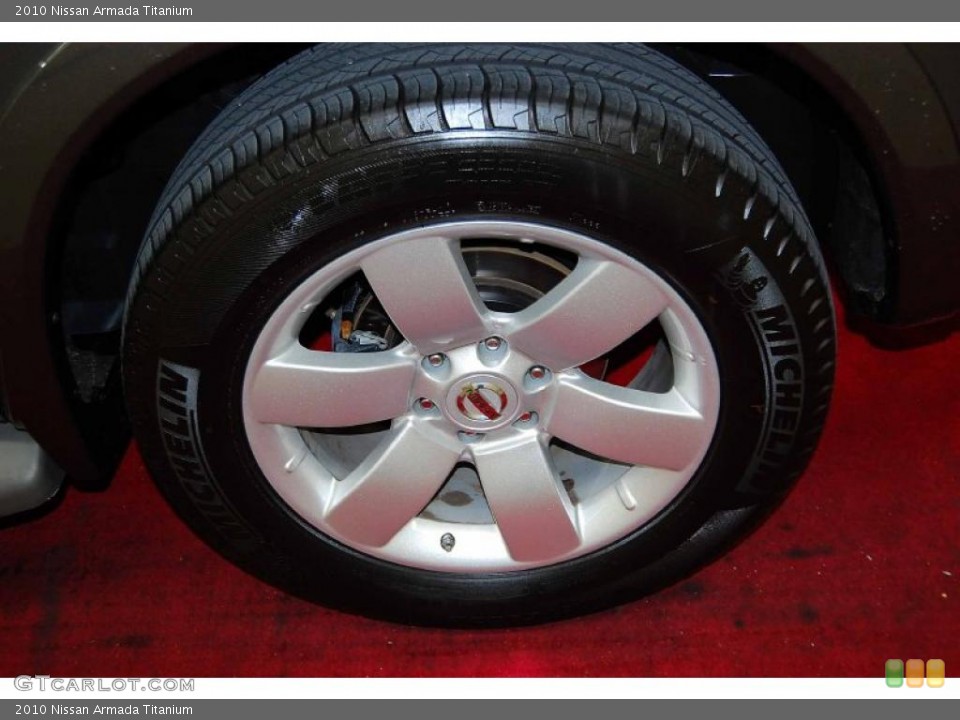 2010 Nissan Armada Titanium Wheel and Tire Photo #44909755