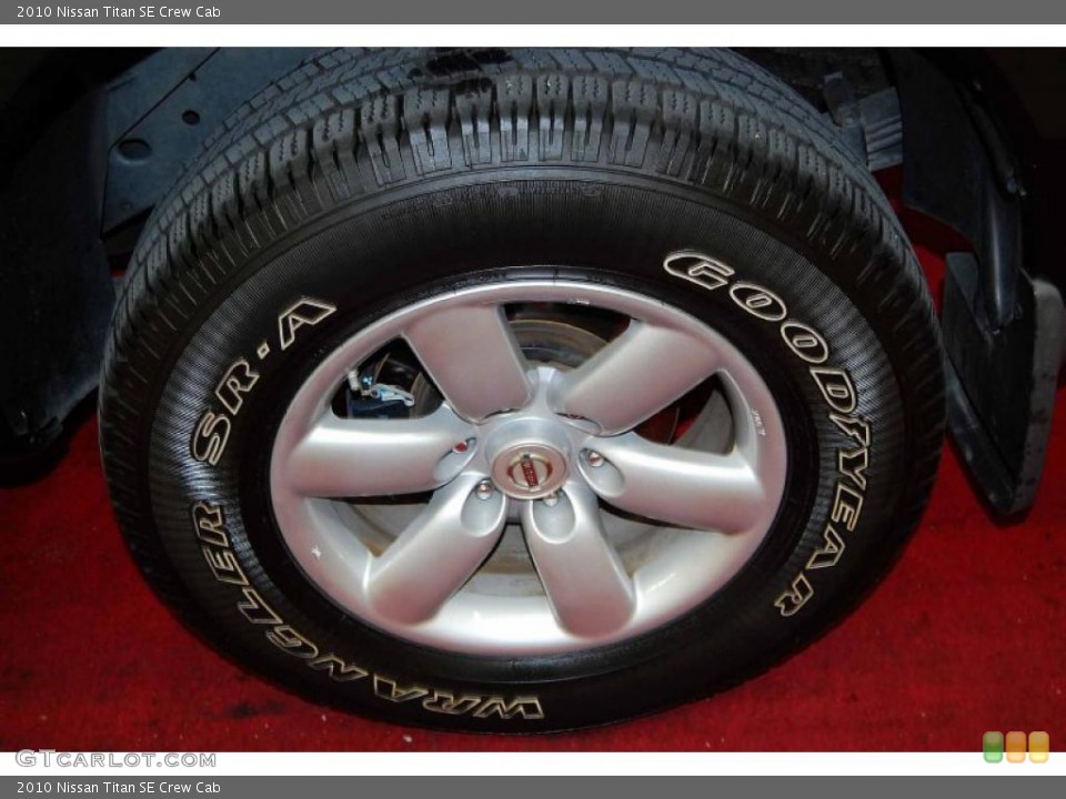 2010 Nissan Titan SE Crew Cab Wheel and Tire Photo #44910723