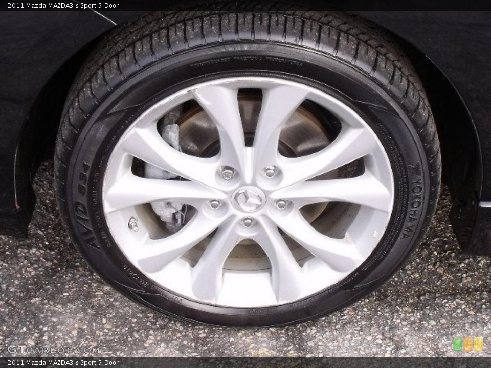 2011 Mazda MAZDA3 s Sport 5 Door Wheel and Tire Photo #44914220