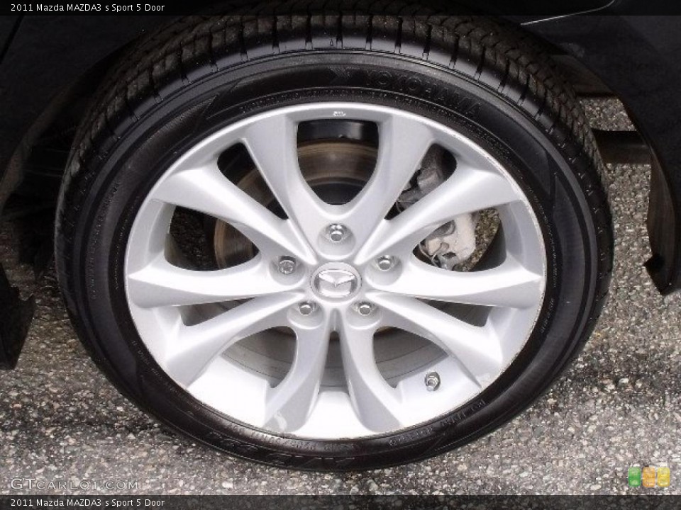 2011 Mazda MAZDA3 s Sport 5 Door Wheel and Tire Photo #44914236