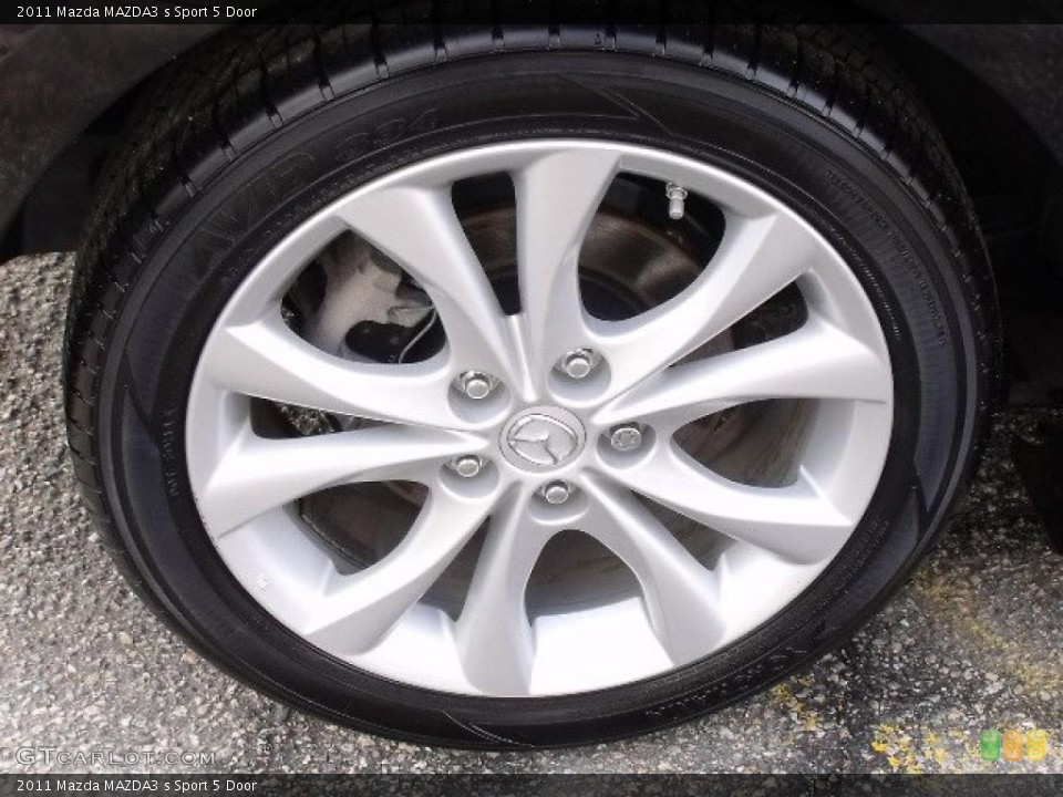 2011 Mazda MAZDA3 s Sport 5 Door Wheel and Tire Photo #44914252