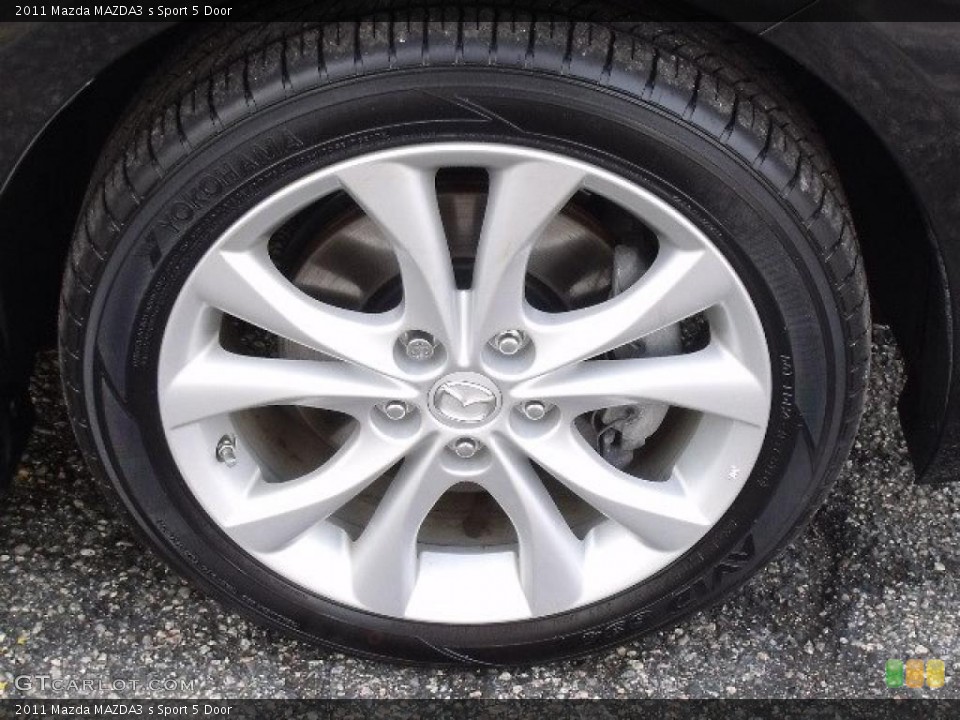 2011 Mazda MAZDA3 s Sport 5 Door Wheel and Tire Photo #44914268