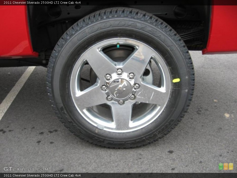 2011 Chevrolet Silverado 2500HD LTZ Crew Cab 4x4 Wheel and Tire Photo #44918108