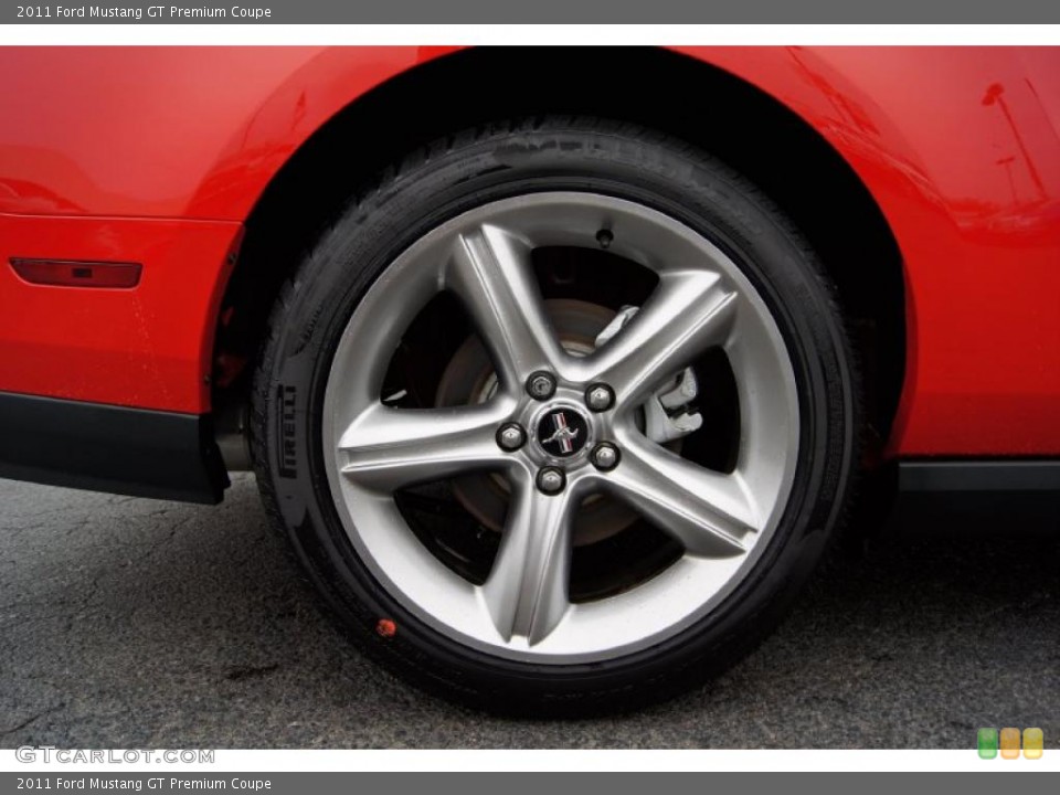 2011 Ford Mustang GT Premium Coupe Wheel and Tire Photo #44919120