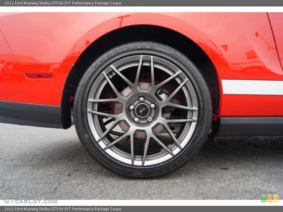 2011 Ford Mustang Shelby GT500 SVT Performance Package Coupe Wheel and Tire Photo #44920192