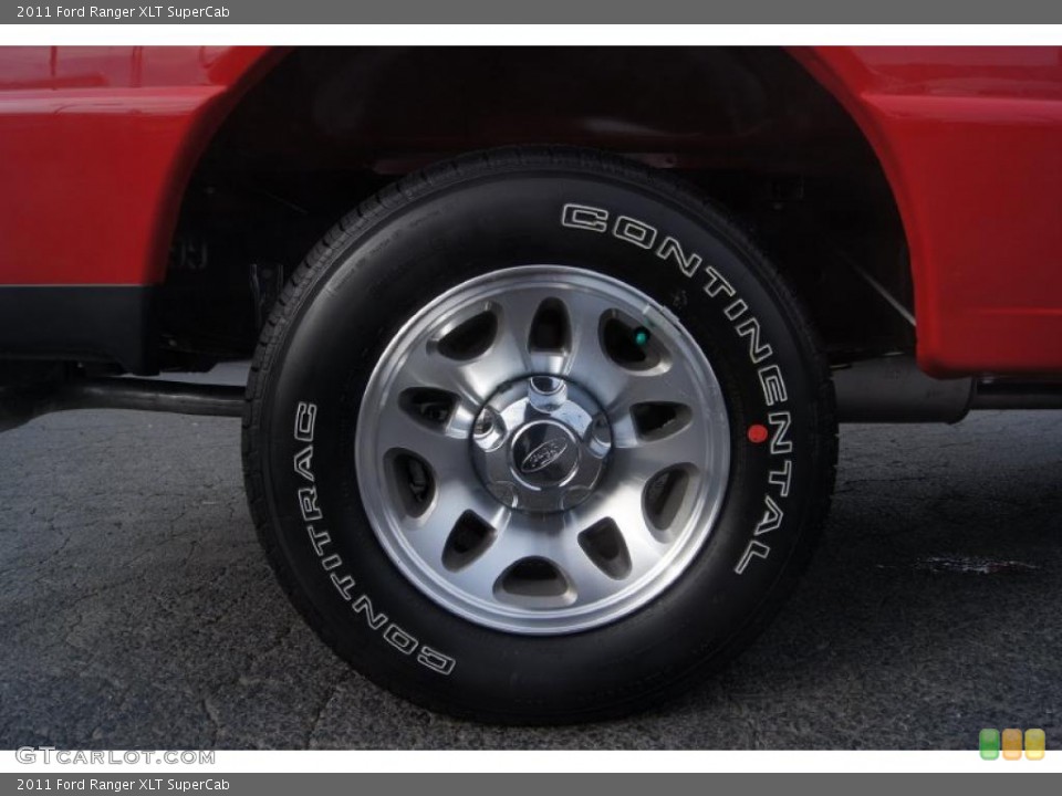 2011 Ford Ranger XLT SuperCab Wheel and Tire Photo #44920836