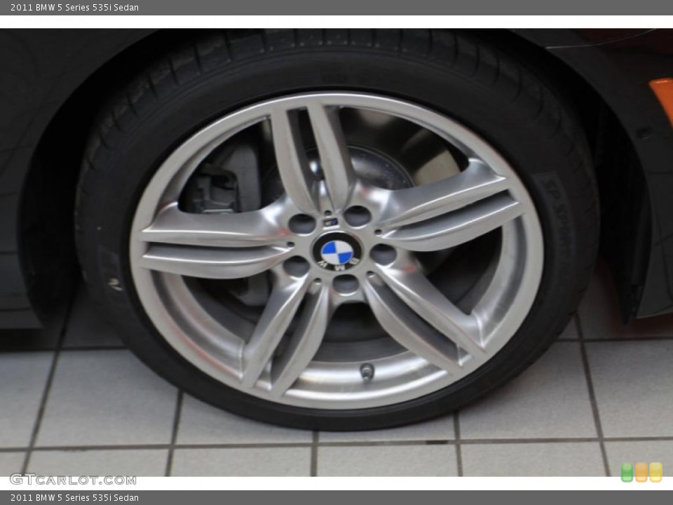 2011 BMW 5 Series 535i Sedan Wheel and Tire Photo #44921548