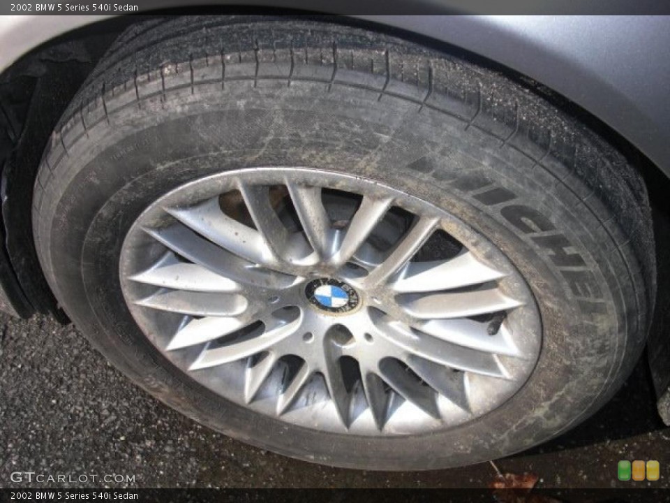 2002 BMW 5 Series 540i Sedan Wheel and Tire Photo #44923304