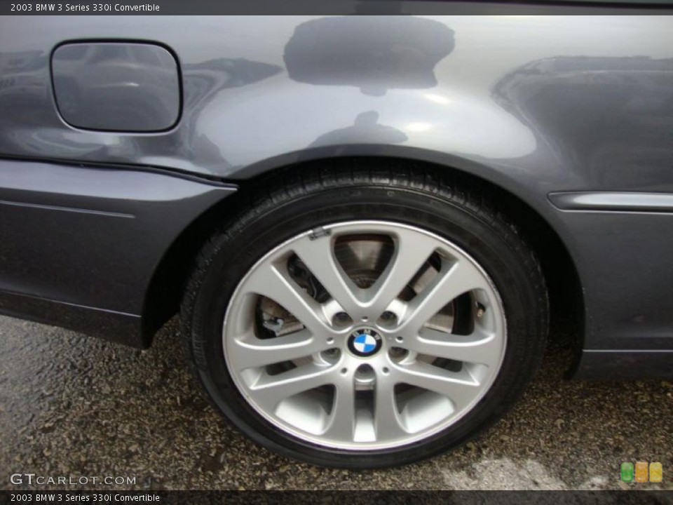 2003 BMW 3 Series 330i Convertible Wheel and Tire Photo #44926353