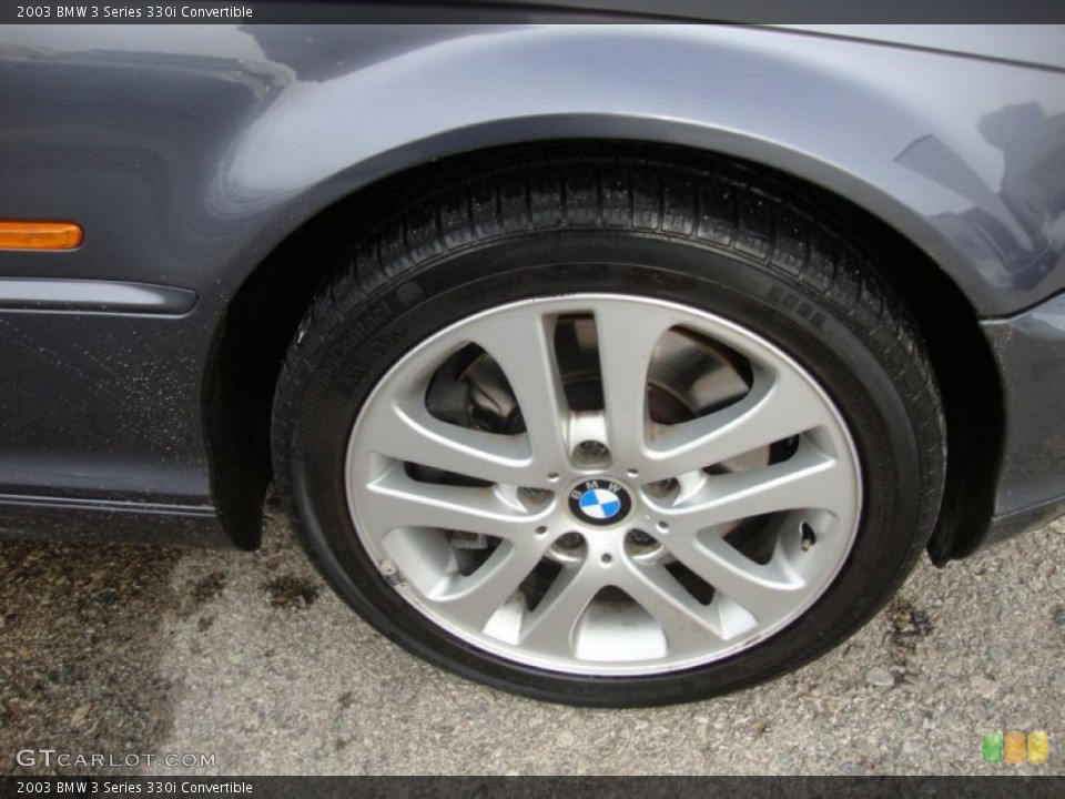 2003 BMW 3 Series 330i Convertible Wheel and Tire Photo #44926369