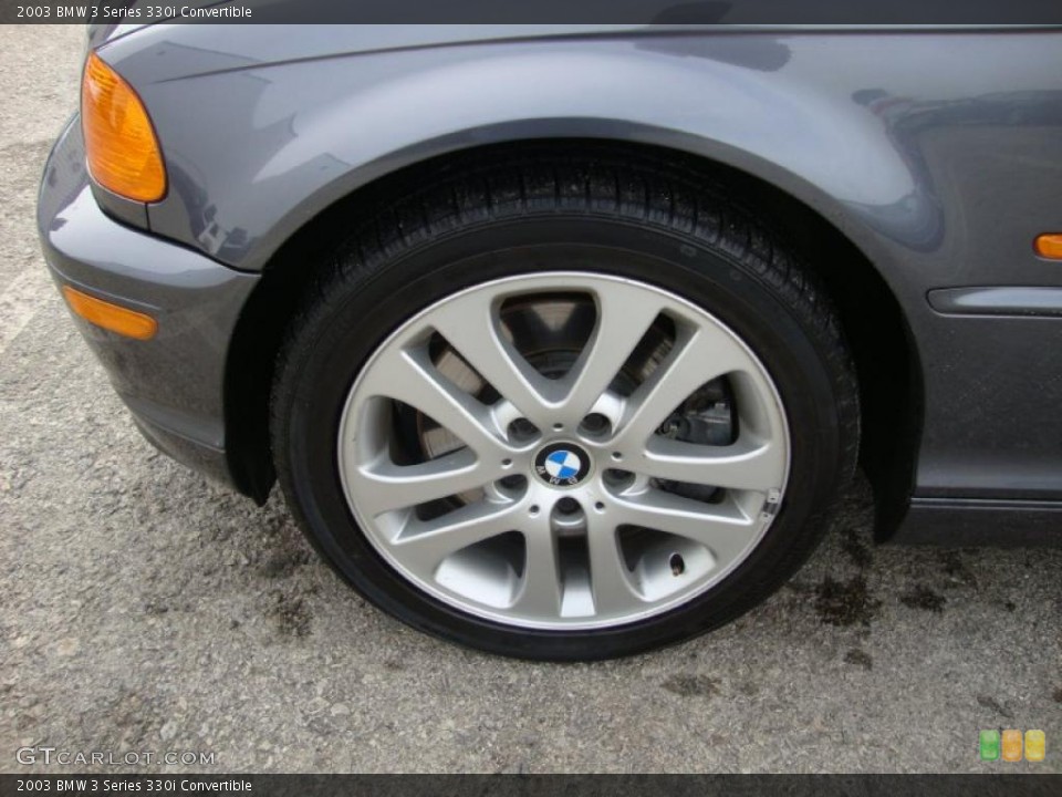 2003 BMW 3 Series 330i Convertible Wheel and Tire Photo #44926453