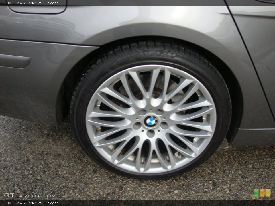 2007 BMW 7 Series 750Li Sedan Wheel and Tire Photo #44929645