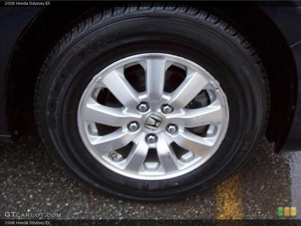2008 Honda Odyssey EX Wheel and Tire Photo #44930916