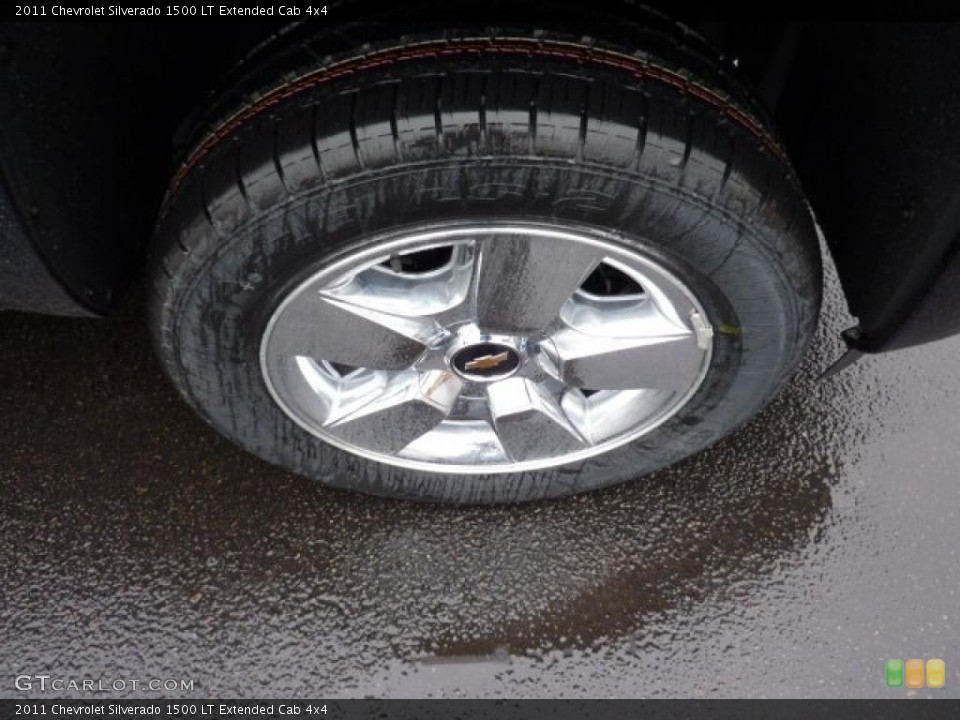 2011 Chevrolet Silverado 1500 LT Extended Cab 4x4 Wheel and Tire Photo #44932362