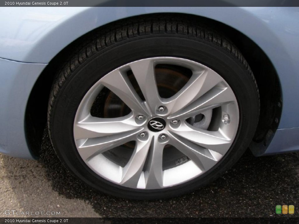 2010 Hyundai Genesis Coupe 2.0T Wheel and Tire Photo #44934945