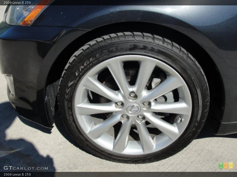 2009 Lexus IS 250 Wheel and Tire Photo #44943869
