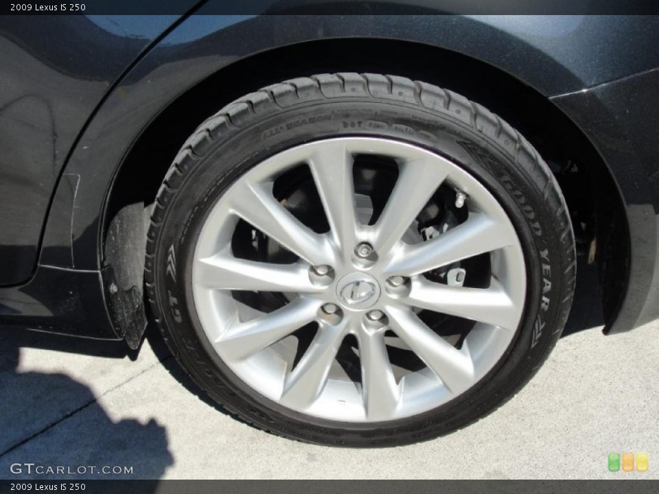 2009 Lexus IS 250 Wheel and Tire Photo #44943881