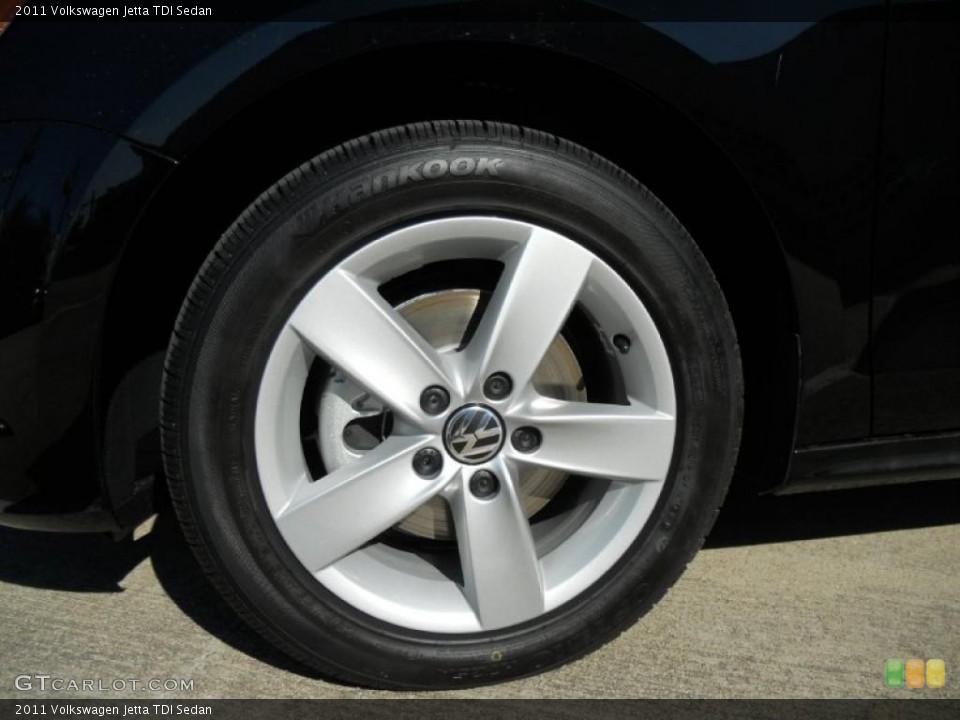 2011 Volkswagen Jetta TDI Sedan Wheel and Tire Photo #44945069